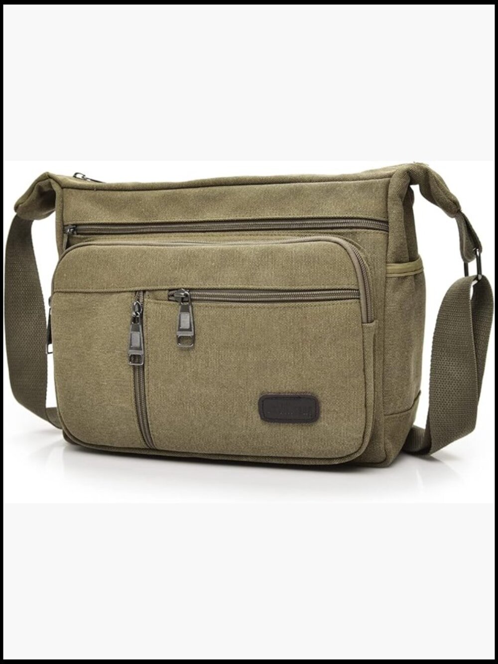Vintage Canvas Messenger Bag Crossbody Shoulder Satchel Travel